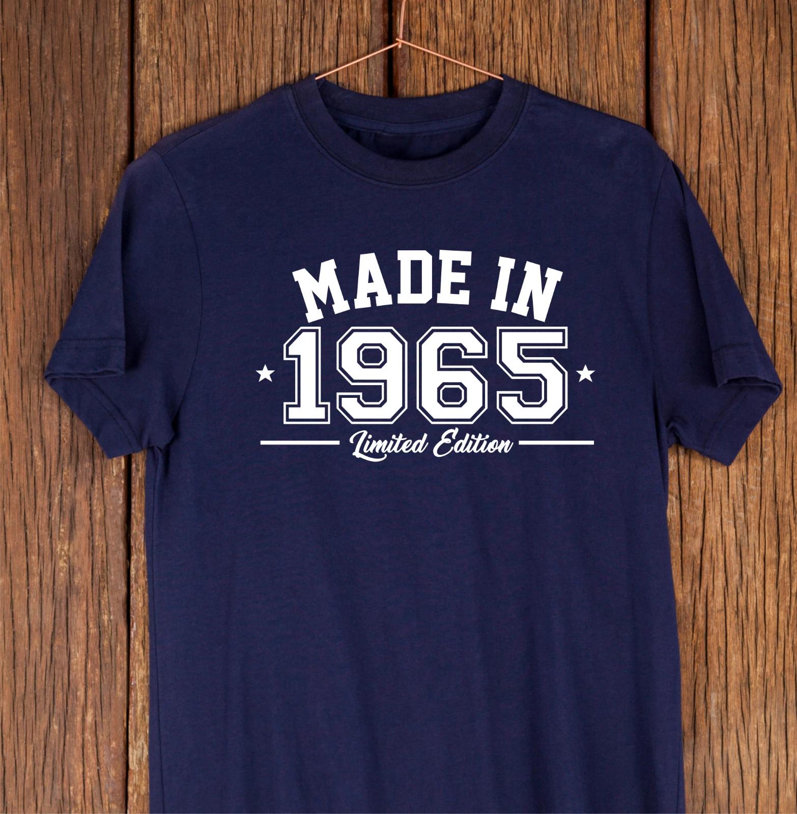 Made In 1965 T-Shirt - Novelty 60th Birthday Gift, 60th Birthday T-Shirt S