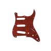Allparts Red Tortoise for Electric Guitars Pickguard, 3-Ply, Stratocaster-Style (PG-0552-044)