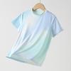Children's Quick-Dry Tie-Dye Ice Silk T-Shirt - Summer 2025 Short Sleeve Sports Top for Girls & Boys