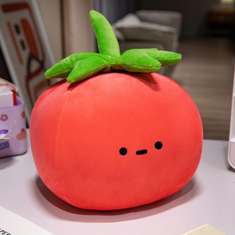 Peluche Frutta Faccina Sorridente Peluche Morbido Banana Pesca Cachi Pera Pomodoro Mela Peluche Carino Piccolo Accessorio Decorazione Casa Regalo