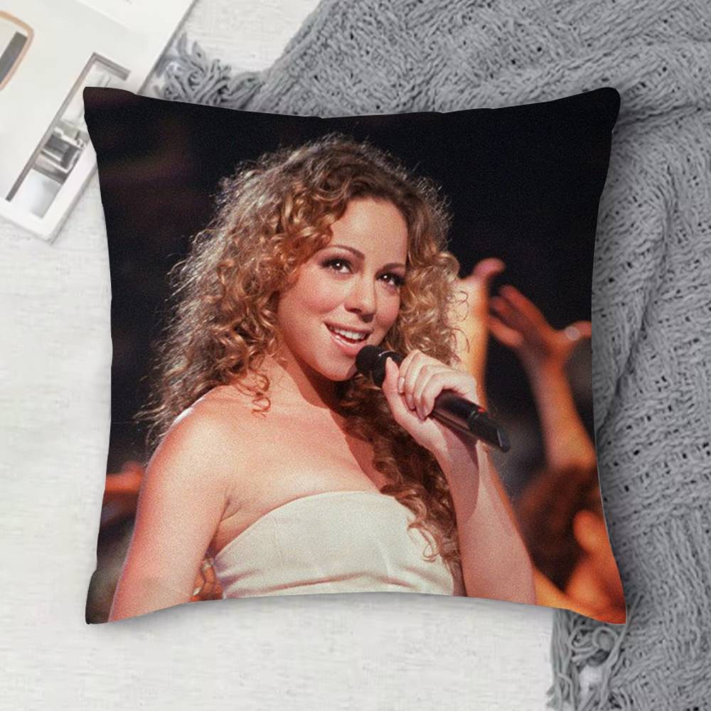 MMariah Carey Doublesided Printed Square Decorative Cushion Cover for Sofa Living Room Home Decor