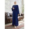 Viona Stone Abaya – Indigo