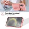 For Samsung Galaxy S24 S25 Plus Case PU Leather Wallet Bag Grip Strap Holder Neck Long Crossbody Lanyard Ring Clasp Cover