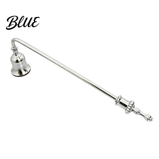 Candle Snuffer Snuffer Long Handle Wick Extinguisher Trimmer Tool with Durable Metal Rotating Bell Head Smoke Reduction in Scented Jar Candles Home