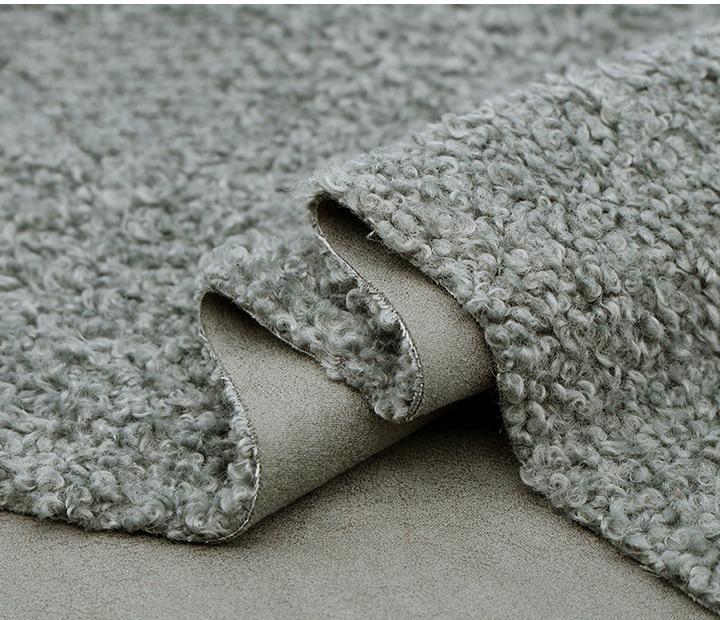 Suede Velvet Composite Lamb Wool Fabric Winter Thickening Warm for Diy Sewing Clothing  Wholesale Cloth