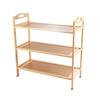 Multi Layer Shoe Rack Thicken Bamboo Large Capacity Durable Shoe Storage Rack for Bedroom Dormitory 3 Layers, 50cm