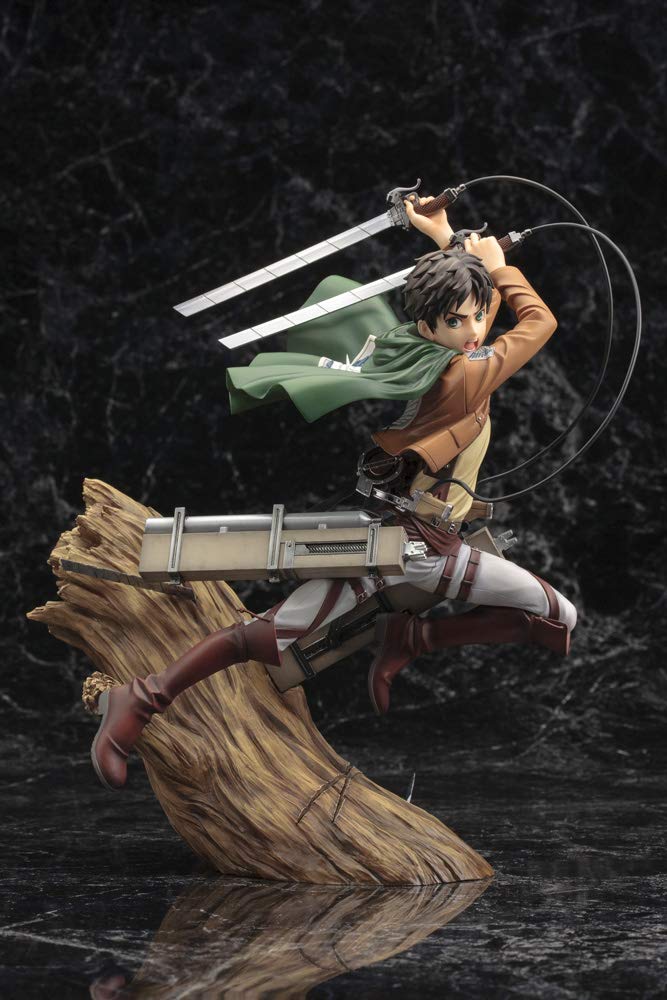 ARTFX J Attack on Titan Eren Yeager Renewal Package Scale PVC Complete Figure PP960 Ver. 1/8 Pre-painted