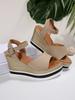 Sandalen mit weicher Sohle Damen 2025 Sommer neu hochhackig lässig Mode vielseitig Damen coole Hausschuhe Mode Sandalen