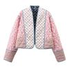 Retro Fashion Quilted Cotton Printed Two-sided Cotton Jacket