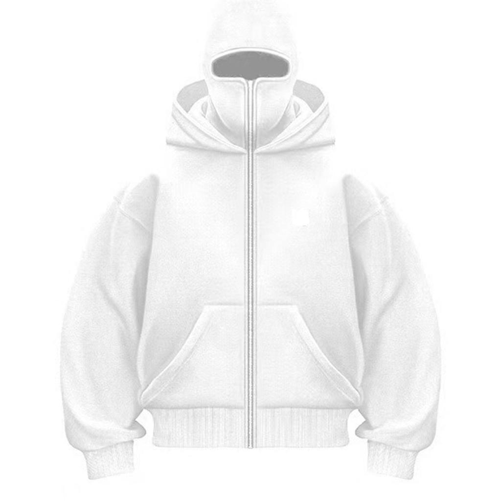 Men Hoodie Balaclava Men Half Zip Pullover Men Hoodie  Hoodie For Men Windproof Streetwear