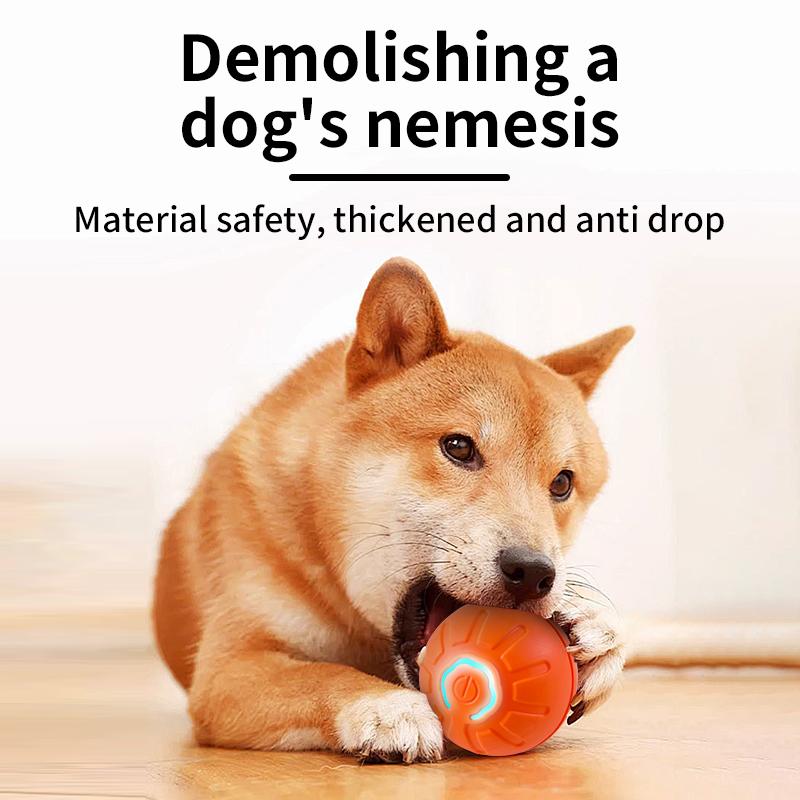 Smart Dog Toy Ball Automatic Rolling Ball Electronic Interactive Pet Toy Cat Balls Training USB for Puppy Birthday Gift Kitten Product