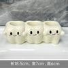 Electric Toothbrush Holder Ceramic Soft Cute Shelf Toothpaste Washstand Toothbrush Household Storage Rack Toothbrush Holder