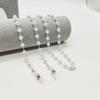 Imitation Pearl Bead Metal Eyeglasses Chain for Women Silver Gold Color Anti Lost Mask Lanyard Hold Straps For Women Eyeglasses Chain