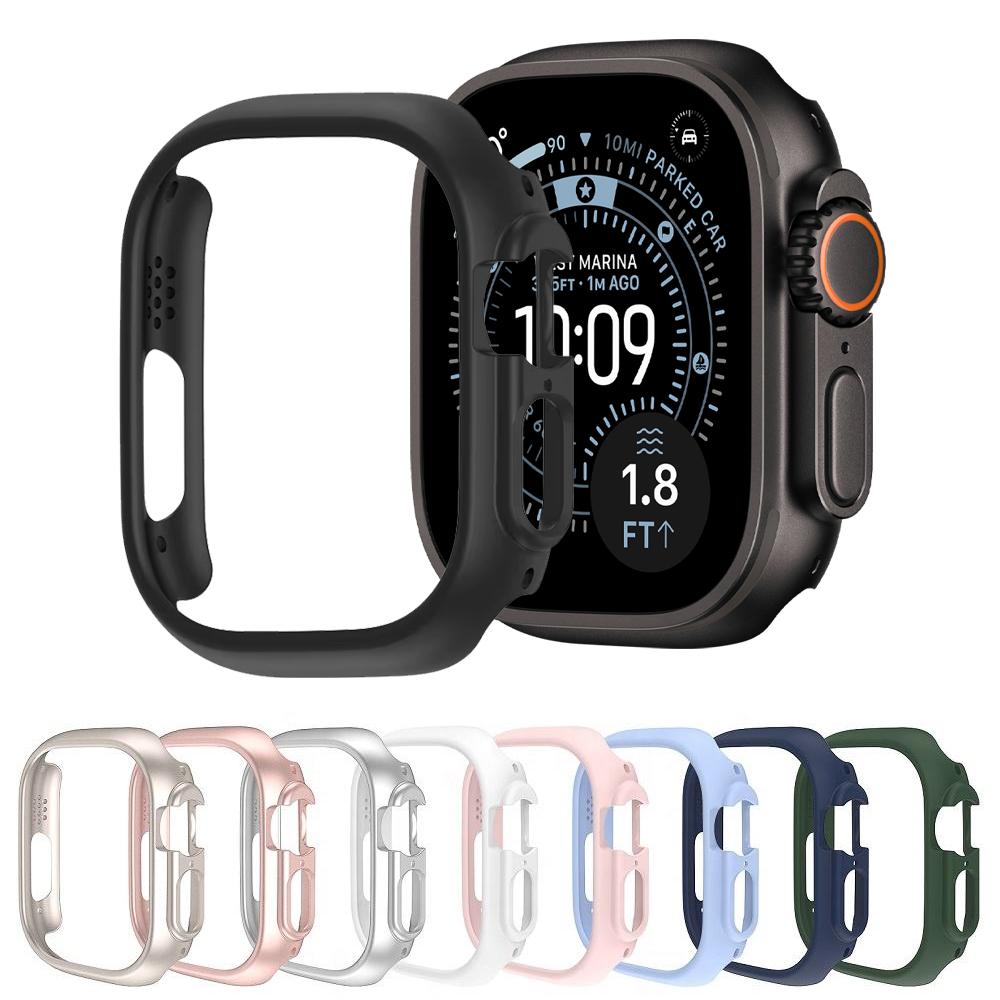 Cover Case For Apple Watch Ultra 2 3 49mm Accessories Hollow Hard PC Bumper Shell Protector iWatch Series Ultra 3 2 1 Protective