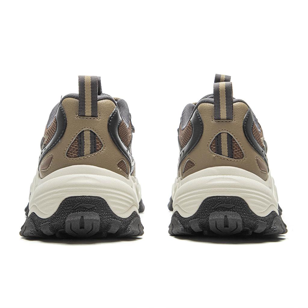 Li Ning Shan Xing Low Top Casual Shoes Men's Khaki Brown AGCV247-3