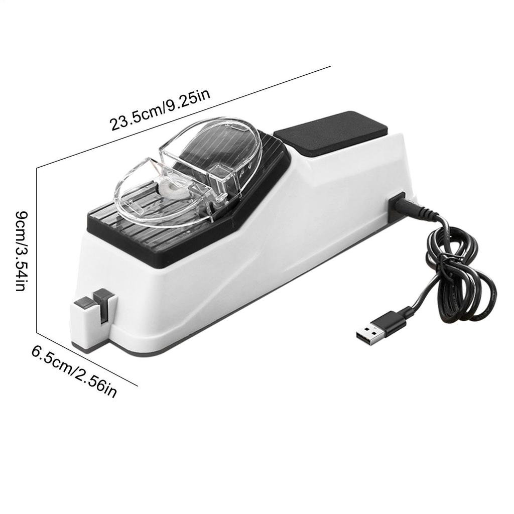Automatyczne ostrzałki do noży USB akumulatorowe ostrzałki profesjonalne narzędzie do szybkiego ostrzenia noży kuchennych narzędzie drobne ostrze szlifierskie