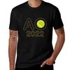 T-shirt Australian Open Tennis 2022 Manica Corta Asciugatura Rapida Allenamento