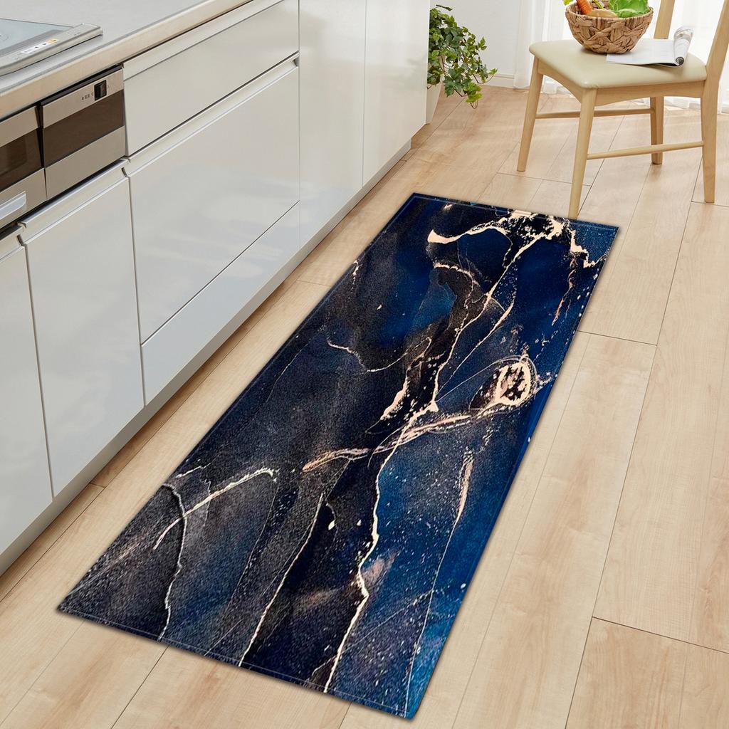 Marble Kitchen Sand Wardrobe Shoe Cabinet Long Carpet Floor Mat