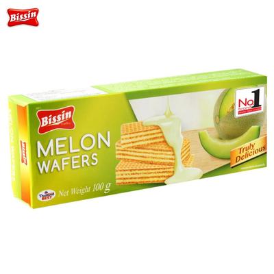 Bissin Melonenwaffeln 100 gx 1 Stk. /3 Stk. / 6 Stk. / 12 Stk. - Thai Snack