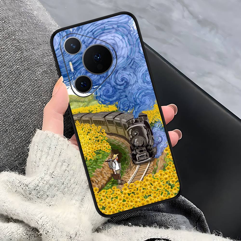 Coque de téléphone Art Vincent Van Gogh Pour Huawei P 8 9 10 20 30 40 50 Pro Lite Psmart Honor 10 lite 70 Mate 20lite