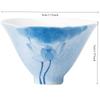 White Porcelain Teacup Hand-painted Blue LotusTea Bowl Ceramic Chinese Kung Fu Gongfu Tea Cup Teaware Drinkware Tea Ceremony