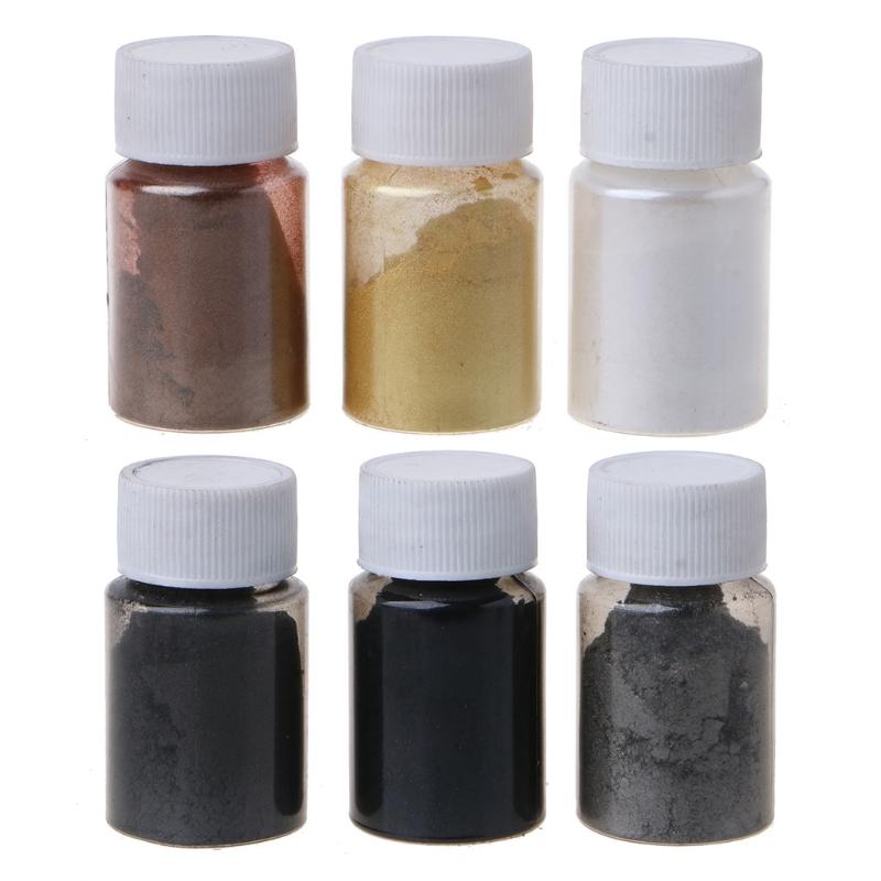 Glimmerpulver Pigment für Nagelglitzer Kosmetikharz mit Perlmutt-Glanz für DIY Seifenherstellung DIY Bastelarbeiten