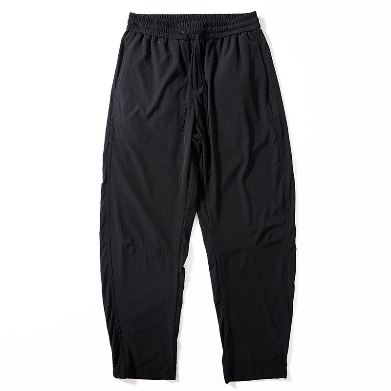Men's Casual Pants Summer New Style Lightweight Breathable Quick-Dry Long Pants Simple and Neat Basic Versatile Loose Pants Trendy