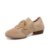Scarpe da ballo in rete intrecciata per ragazze e donne Scarpe da ballo per pratica di valzer di tango yoga per insegnanti di danza classica