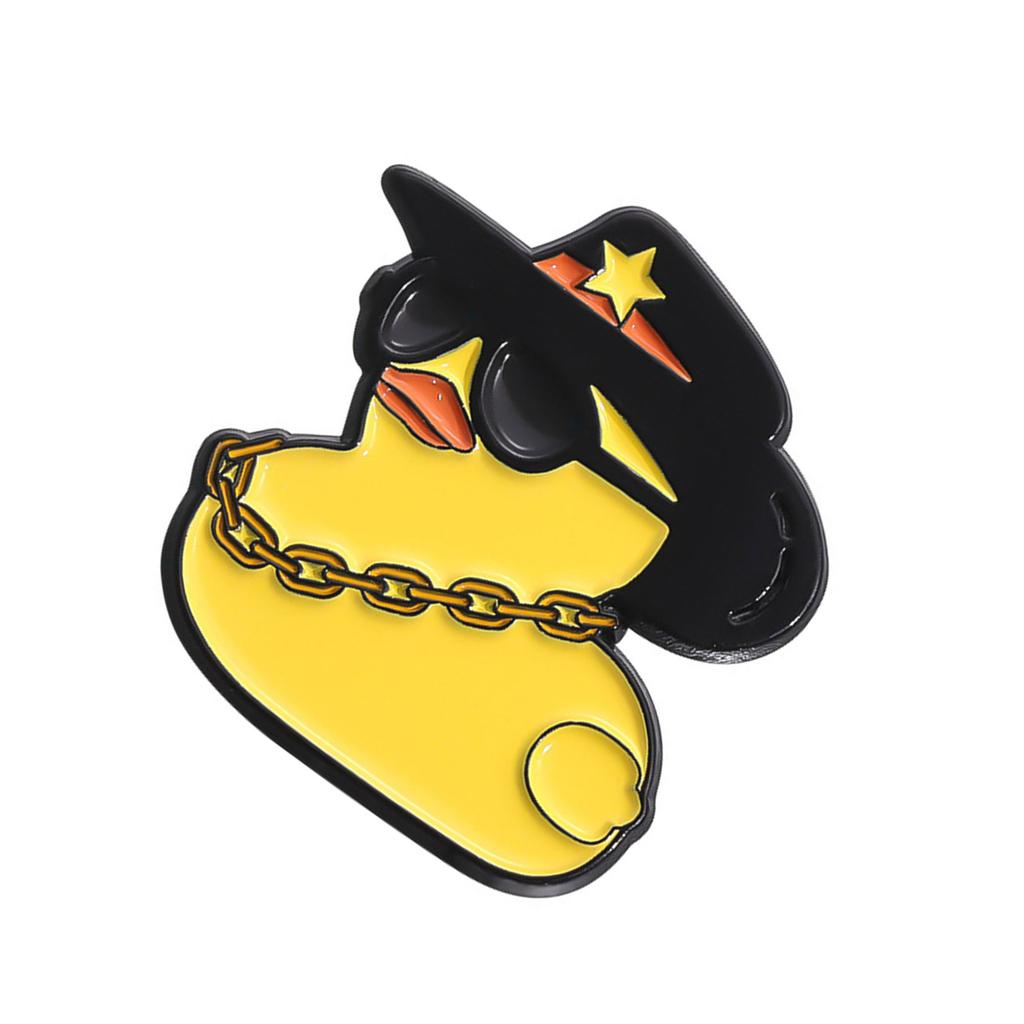 Adorable Duck Design Metal Brooch Fun Duckling Brooch Craetive Badge Pin Perfect For Adding A Touch Of Quirkiness