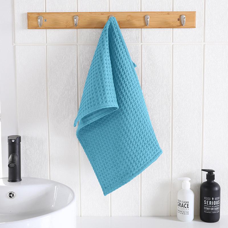 Luxurious Japanese Long-Staple Cotton Waffle Towel: Absorbent, Skin-Friendly, Zero Shedding Face Towel