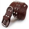 Set di Decorazioni per Giacca Punk Nera in Pelle con Borchie e Collare - 270 PZ
