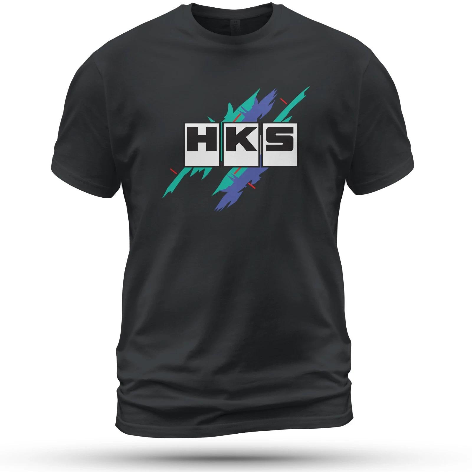 HKS Retro Pattern Classic T-Shirt Funny Size S-5XL Made in USA L