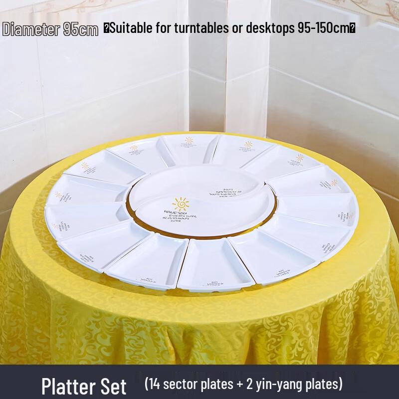 Melamine Sectional Serving Platter