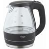 Kettle | Adler | Kettle | AD 1224 | Standard | 2000 W | 1.5 L | Glass | 360° Swivel Base | Black