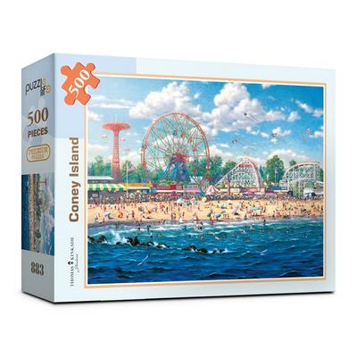 Puzzle Life Coney Island Jigsaw Puzzle PL883, Mixed Colors, 500 Pieces Jigsaw Puzzle, Childrens Games, Educational Toys