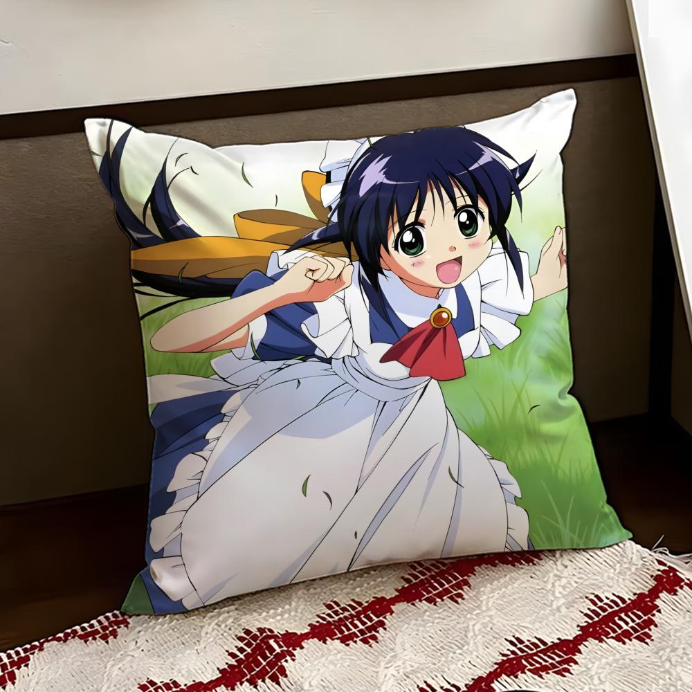 Anime MMahoromatic Kuddfodral Vändbart Mjukt Slitstarkt Kuddfodral Hem Bil Multifunktionell Användning för Daglig Komfort