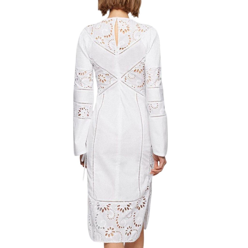 BOSS Damen/Damen Danouk Kleid mit Broderie-Besatz