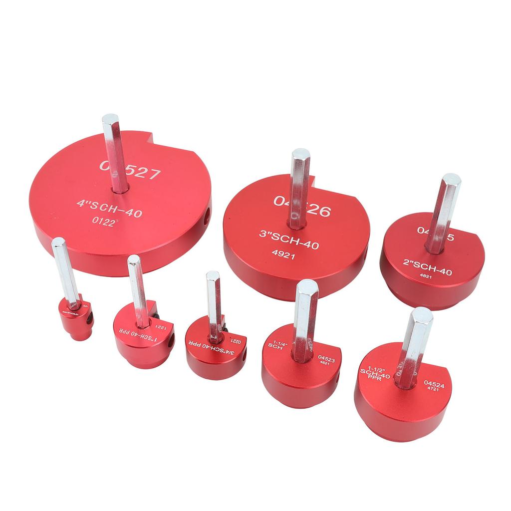 Rohrreibahle Professioneller Standard PVC Rohrreibahle Rohrfitting Reibahlen-Set für PVC-Rohre Wasserleitungen