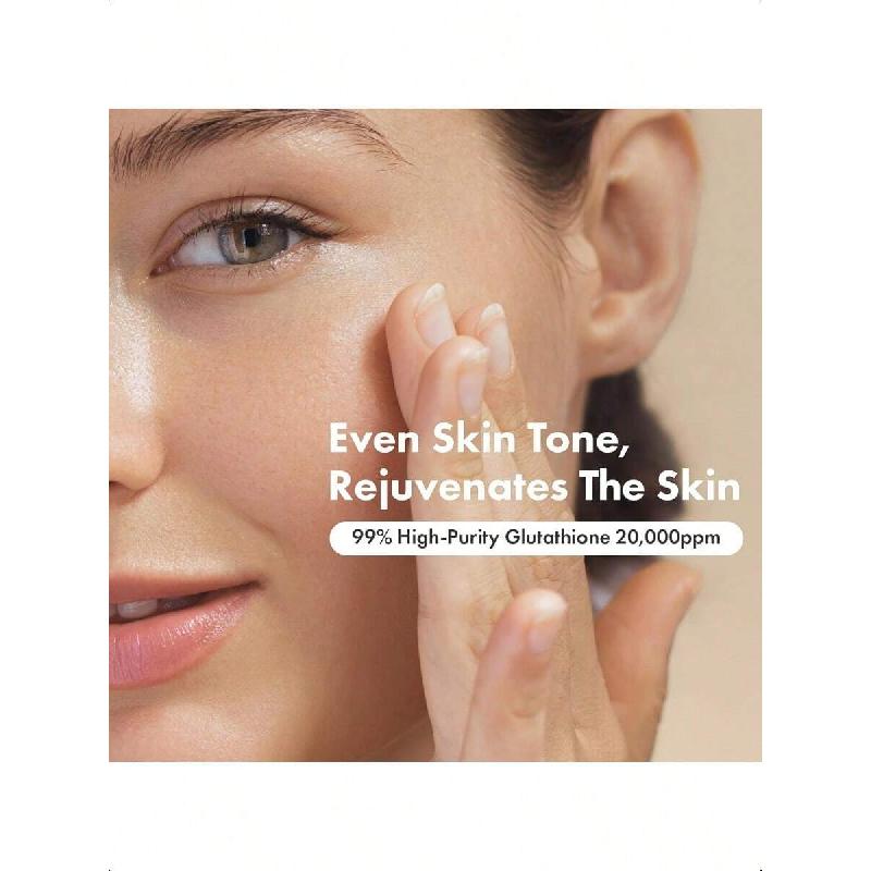 Tosowoong Glutathione Serum 30ml | Potent 20,000ppm Glutathione, Niacinamide & Hyaluronic Acid Blend, Targets Dark Spots, Boosts Skin Elasticity