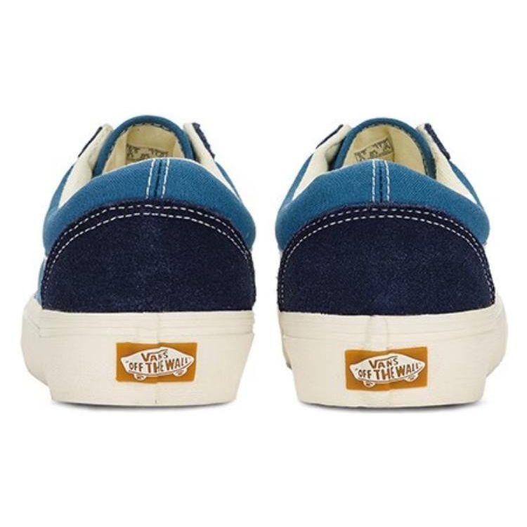 Vans Old Skool Vr3 Retro Stoßdämpfende Strapazierfähige Low-Top Skateschuhe Unisex Sneaker Blau VN0005UBFRP