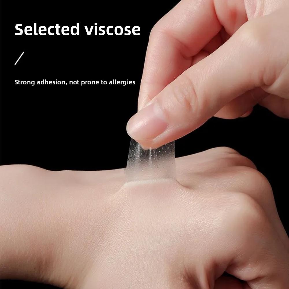 60Pcs Anti-friction Waterproof Sticker Transparent Foot Patch  for Children Bathing Swimming