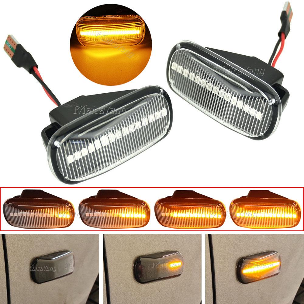 For Acura Integra Type-R DC2 RSX DC5 NSX NA1 NA2 Led Dynamic Turn Signal Side Marker Light Sequential Lamps for Honda CRV