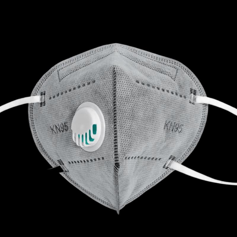 KN95 Activated Carbon Dust Mask with Breathing Valve