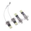 2Pcs H3 H1 Led Bulbs For Fog Lights 24 Smd White 12V Led Fog Light Running  Lamp