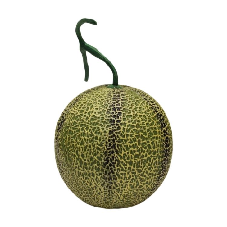 

Detailed Simulation Honeydews Melon Artwork Artificial Fruit Display Suitable For Home Styling And Visual Merchandising зелёный