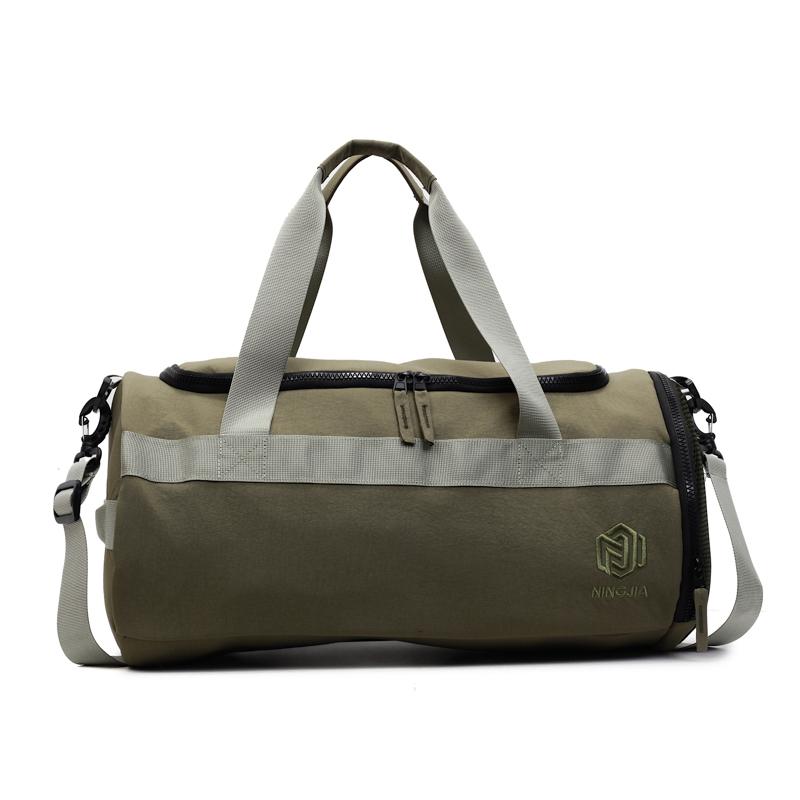 Dry and Wet Separation Large Capacity Gym Bag Swimming Sports Bag Short-Distance Travel Bag with Separation Shoes Bags