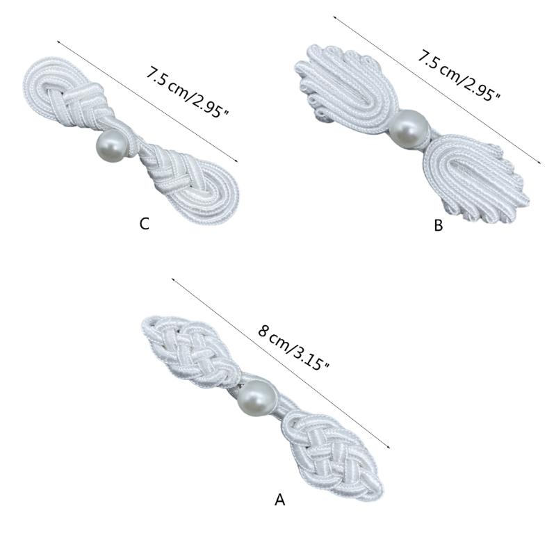 Stylish Frog Buttons Chinese Traditional Cheongsam Sew On for DIY Handcraft