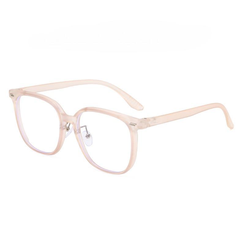 Large Square Frame HD Blue Light Blocking Reading Glasses Women's INS Style Fashion Presbyopia Glasses Trendy Decorative Eyewear
