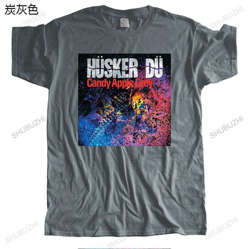 Homme t shirt summer men fashion tshirt Brand Clothing Husker Du Zen Candy Aplle Grey unisex black teeshirt casual cool tees