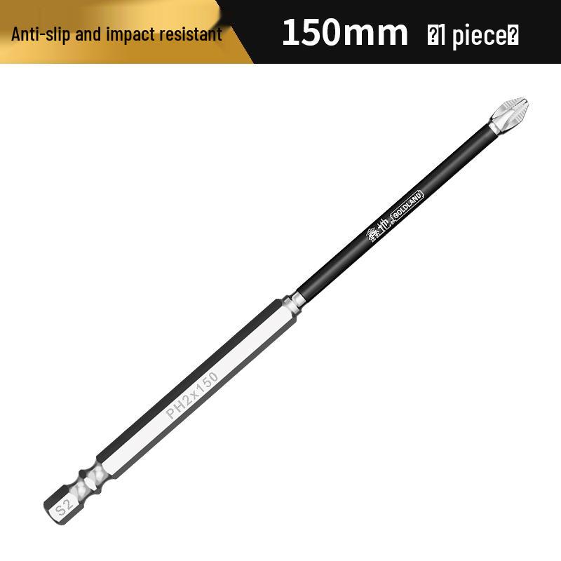 Magnetic Anti-Slip Phillips Head Electric Screwdriver Set - High Hardness, Extended Hex Socket Bits